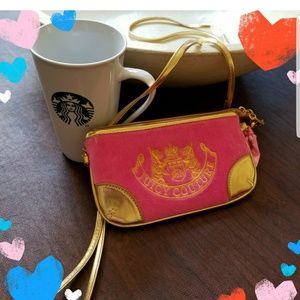 Vintage Juicy couture wristlet/crossbody purse